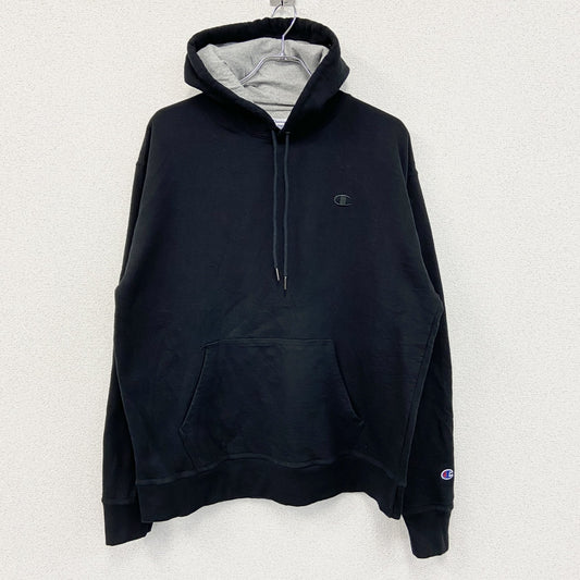 champion　チャンピオン　スウェットパーカー/フーディー　黒　ブラック　Lサイズ