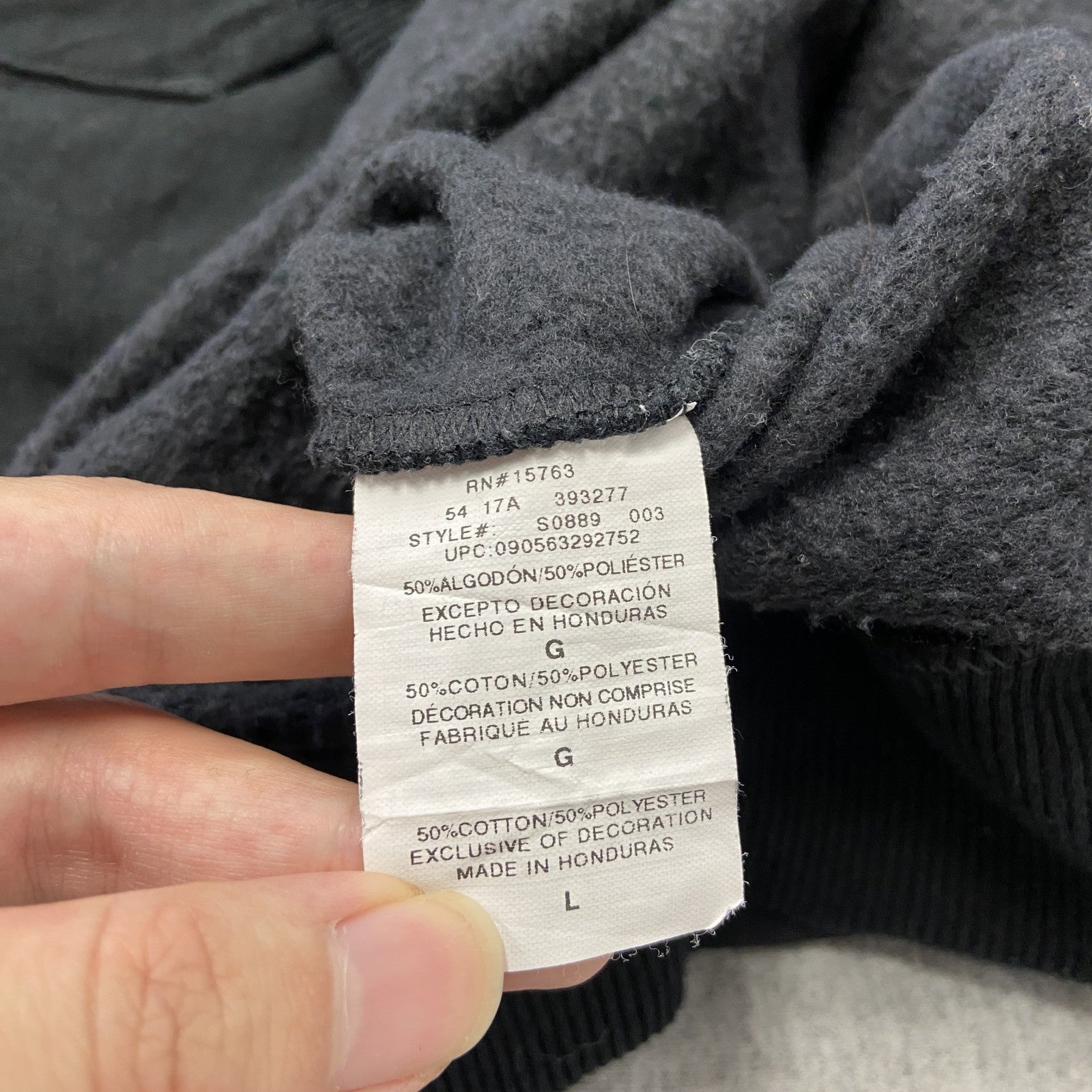 champion　チャンピオン　スウェットパーカー/フーディー　黒　ブラック　Lサイズ