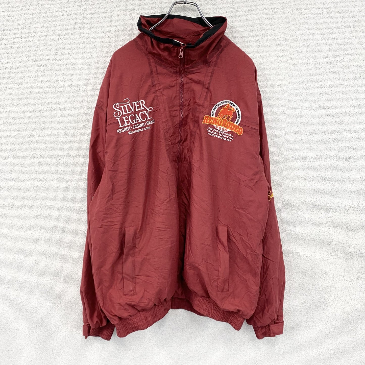 ～00s　Professional's Choice　フルジップジャケット　Wrangler　企業ロゴ　赤　レッド　XLサイズ