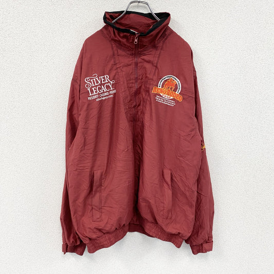 ～00s　Professional's Choice　フルジップジャケット　Wrangler　企業ロゴ　赤　レッド　XLサイズ