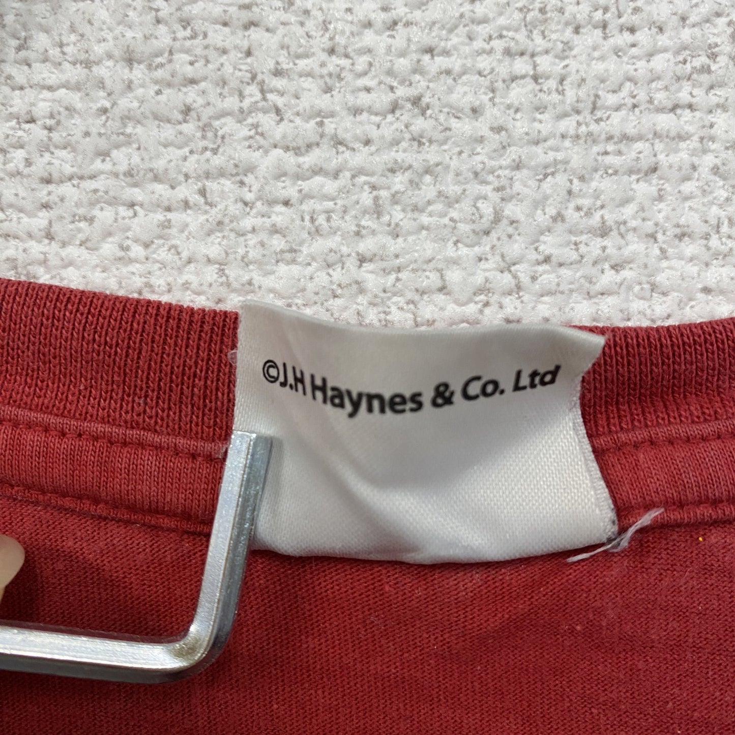 Haynes　半袖プリントTシャツ　ミニクーパー　赤　レッド　Mサイズ