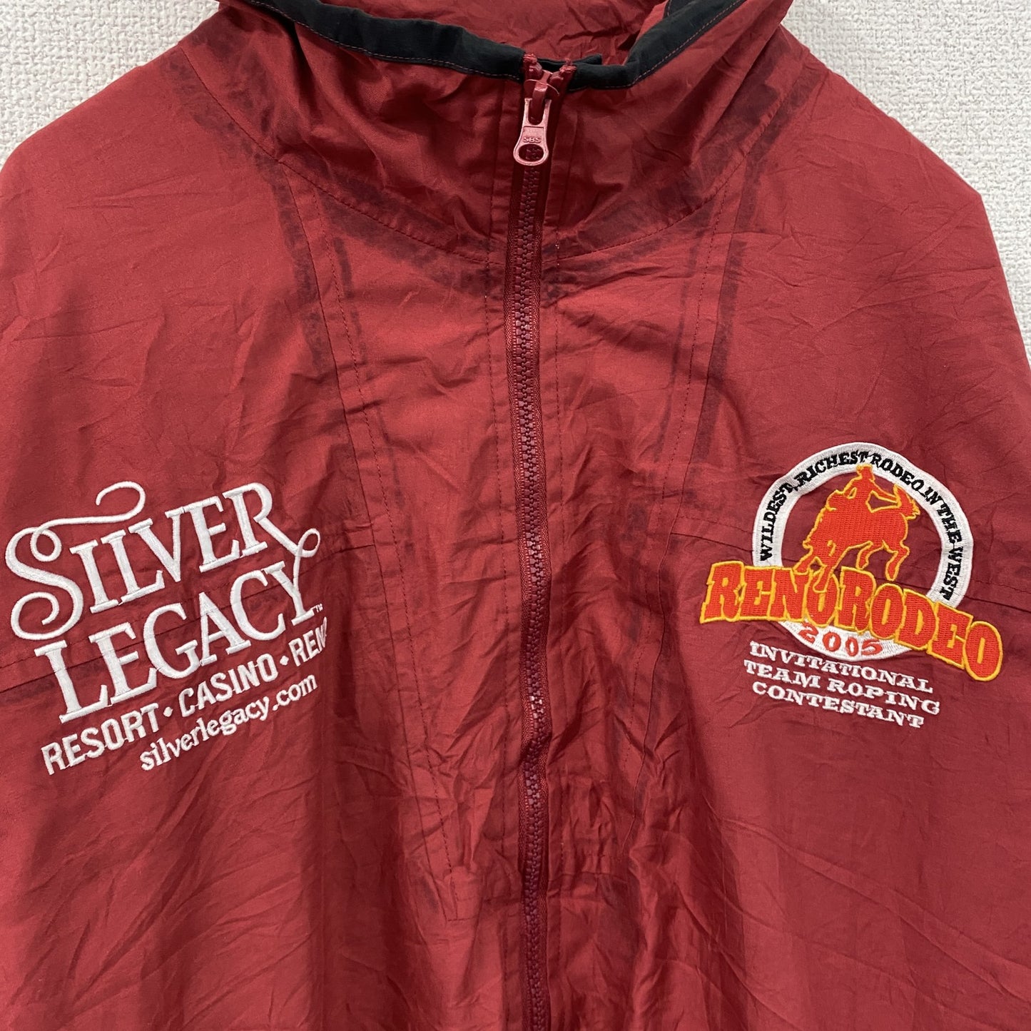 ～00s　Professional's Choice　フルジップジャケット　Wrangler　企業ロゴ　赤　レッド　XLサイズ