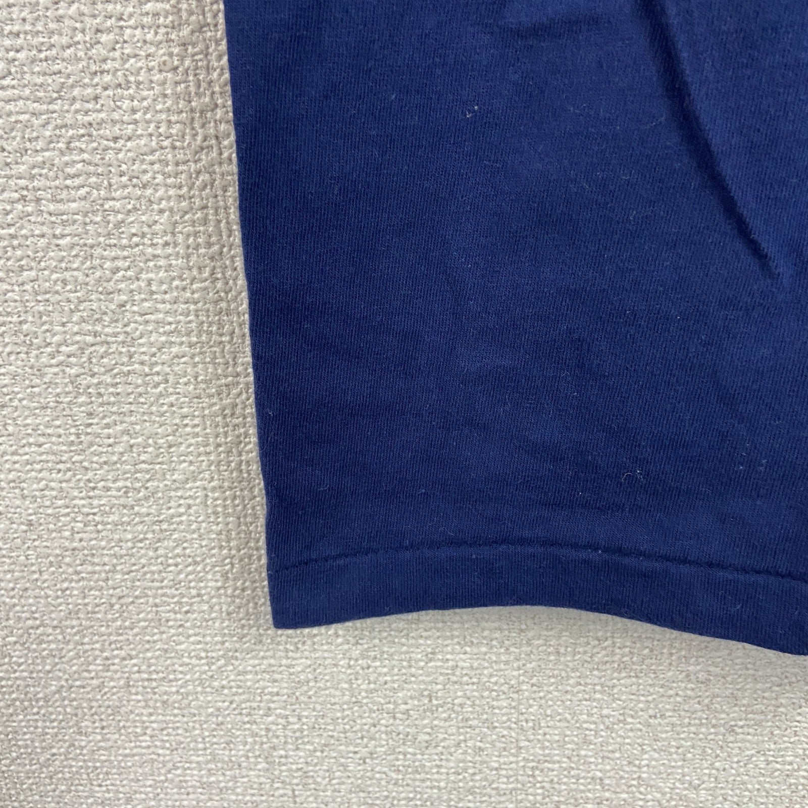 90s　Hanes　ヘインズ　半袖プリントTシャツ　ホノルル消防　3連プリント　シングルステッチ　紺　ネイビー　Lサイズ