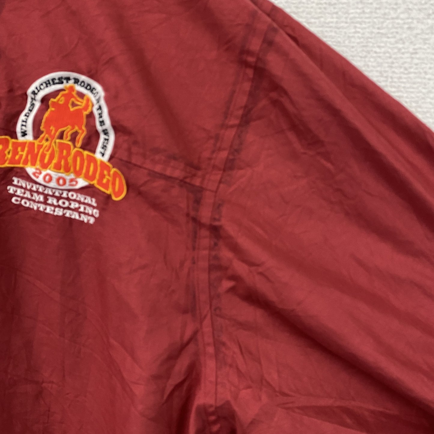 ～00s　Professional's Choice　フルジップジャケット　Wrangler　企業ロゴ　赤　レッド　XLサイズ