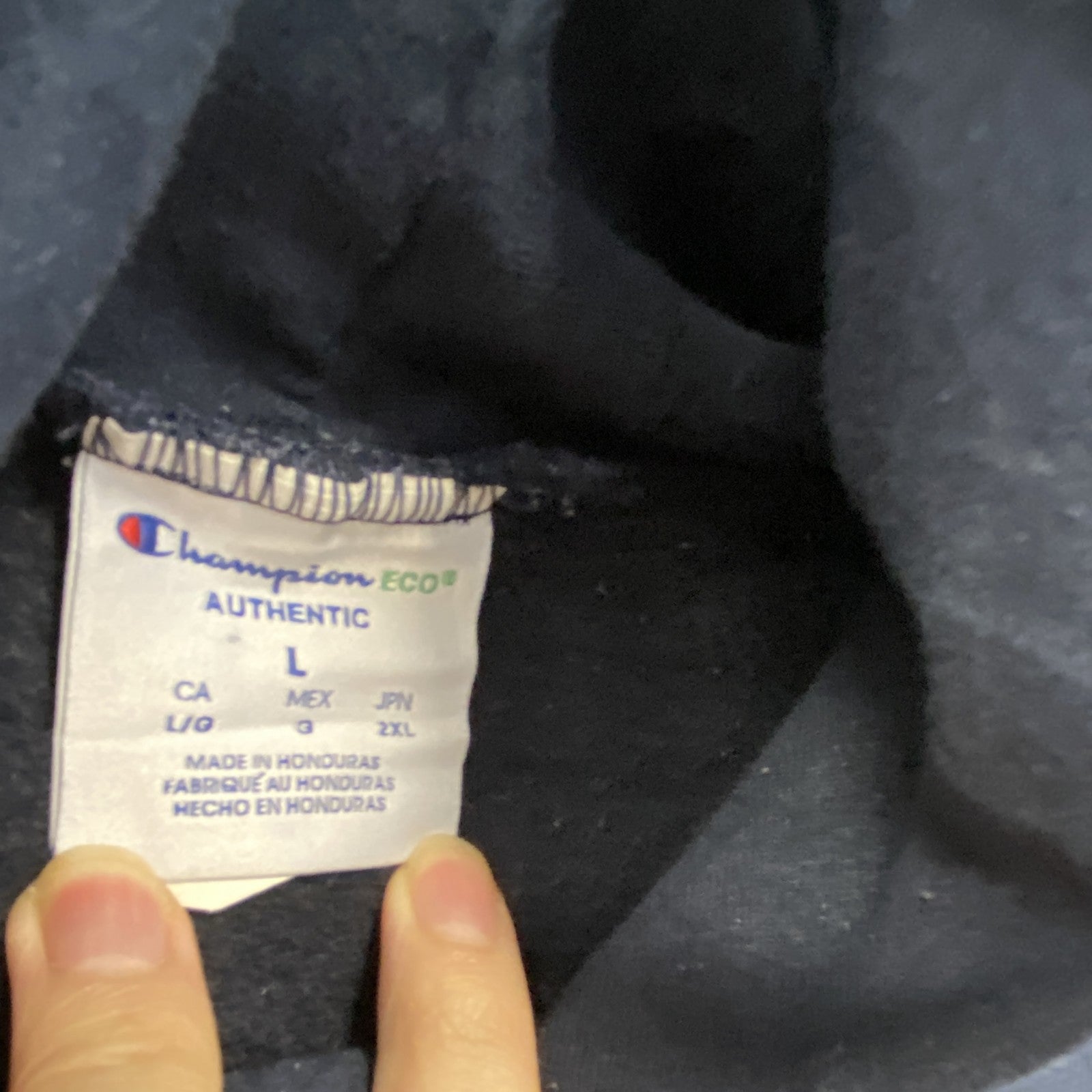 champion　チャンピオン　スウェットパーカー/フーディー　黒　ブラック　Lサイズ