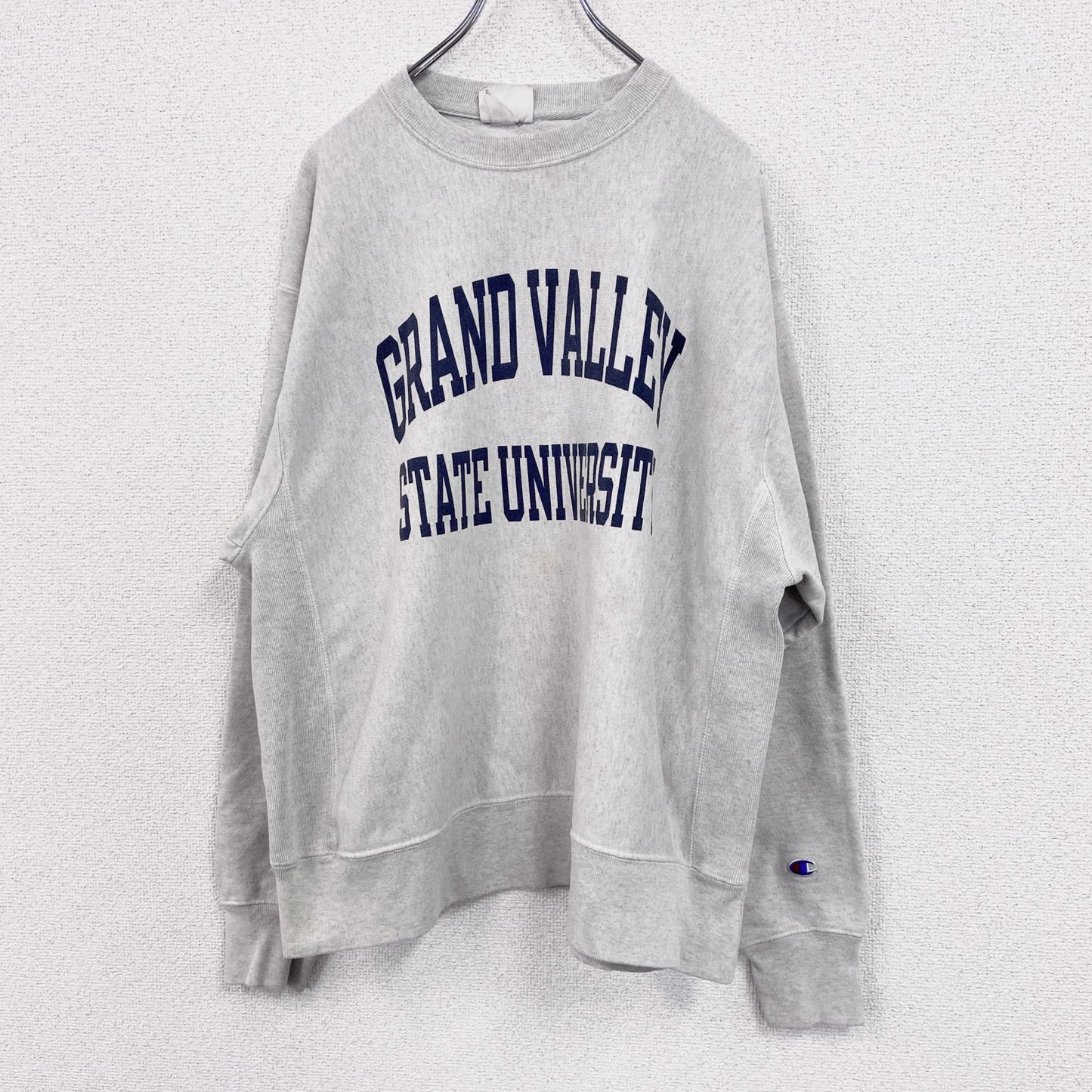 Champion　チャンピオン　リバースウィーブ　スウェット/トレーナー　アーチプリント　霜降りグレー　XLサイズ
