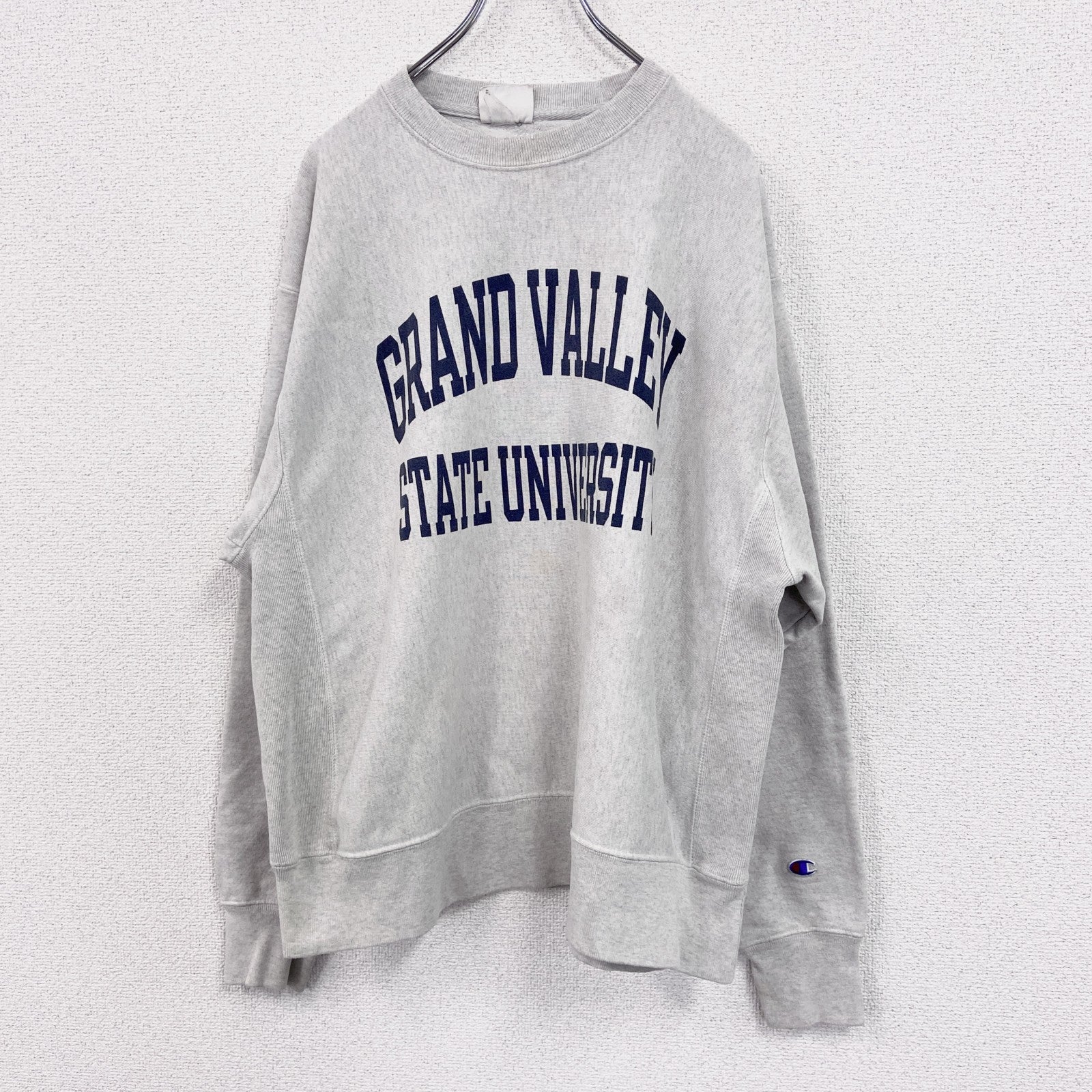 Champion　チャンピオン　リバースウィーブ　スウェット/トレーナー　アーチプリント　霜降りグレー　XLサイズ