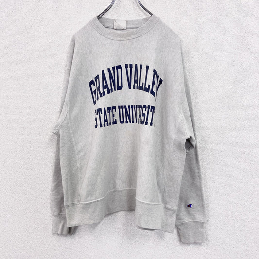 Champion　チャンピオン　リバースウィーブ　スウェット/トレーナー　アーチプリント　霜降りグレー　XLサイズ