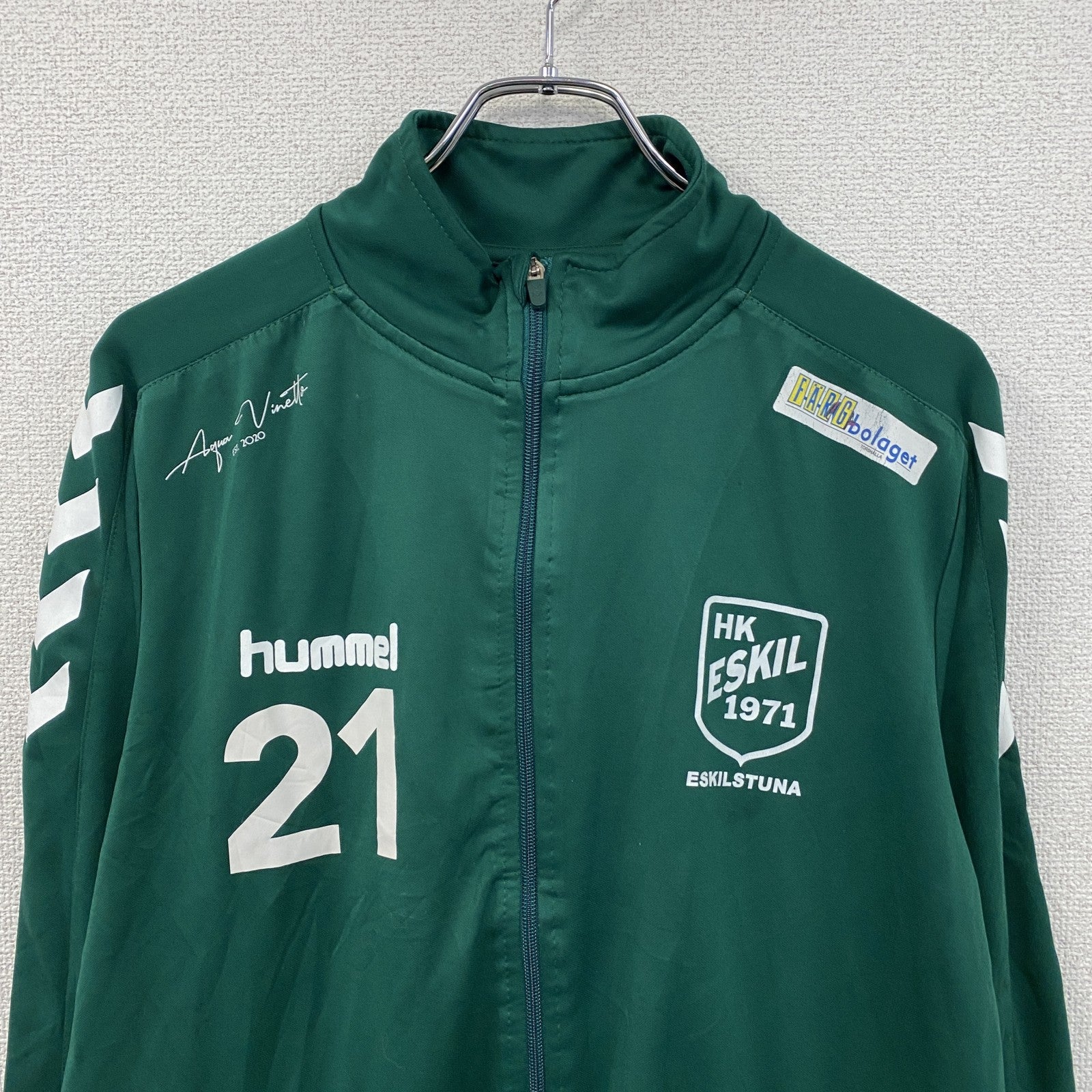 hummel ヒュンメル トラックジャケット/ジャージ ハンドボール 緑