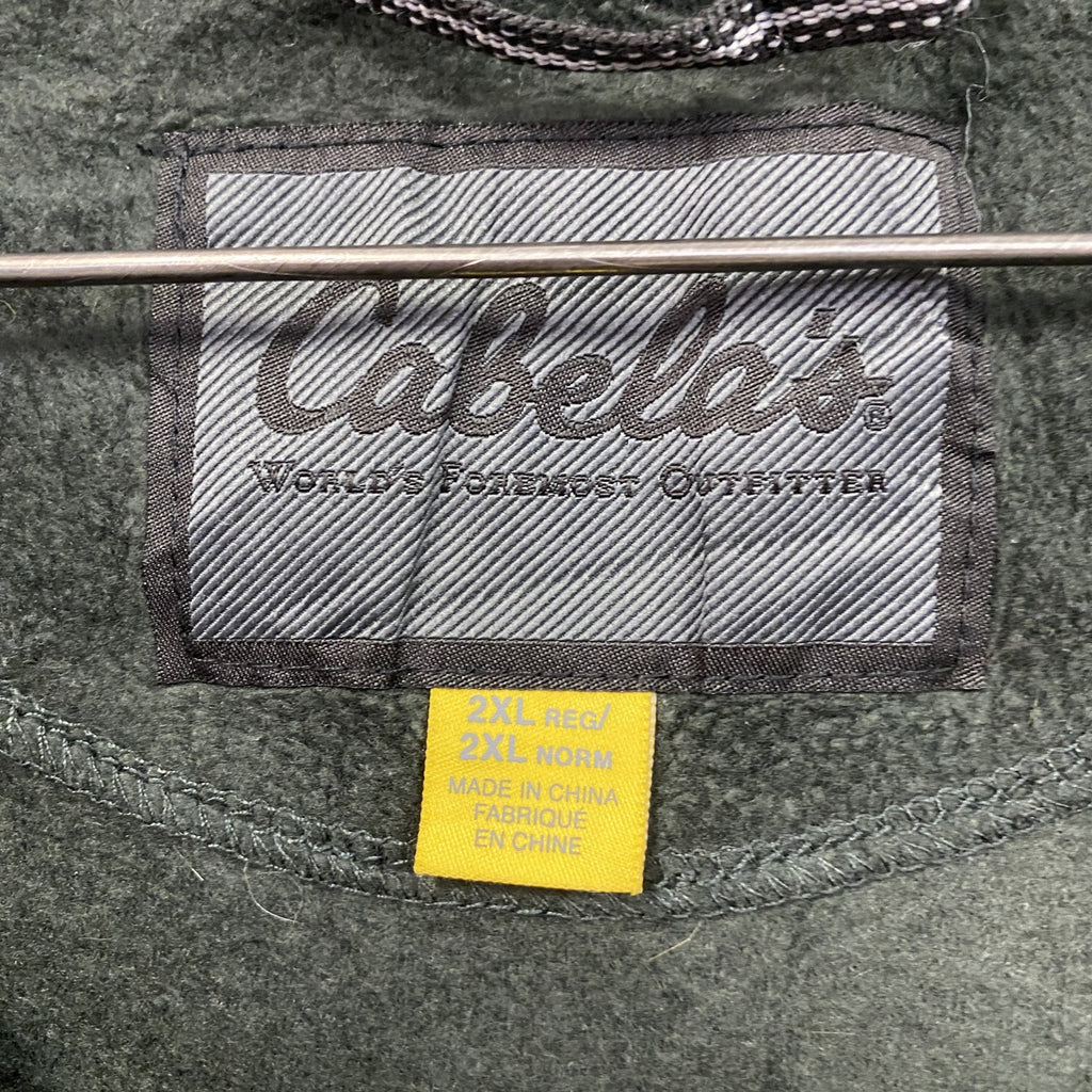 Cabela’ｓ　カベラス　フリースジャケット/ボアジャケット　黒　ブラック　2XLサイズ