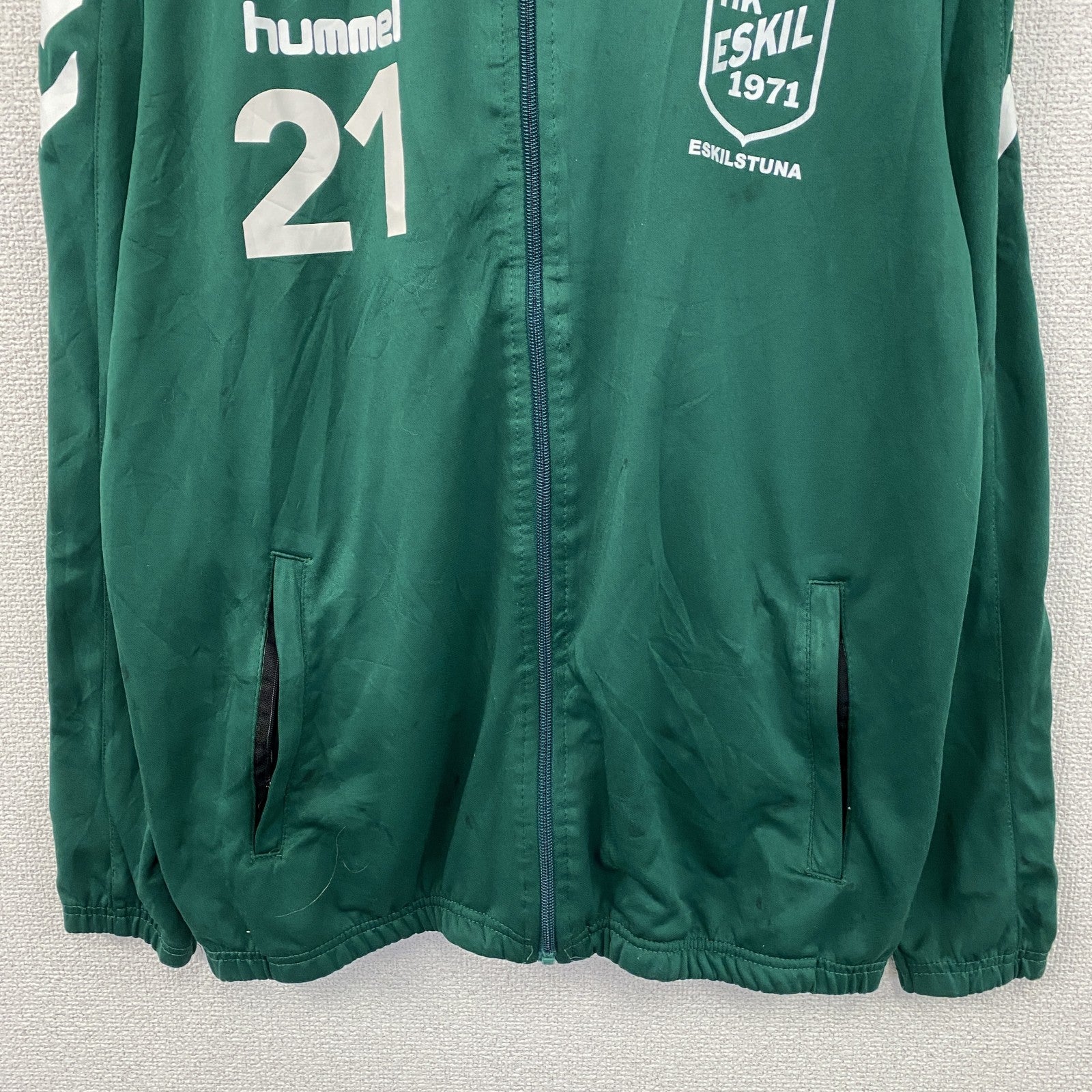hummel ヒュンメル トラックジャケット/ジャージ ハンドボール 緑