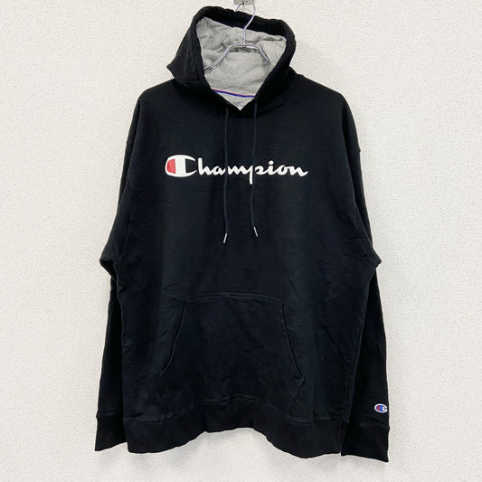 champion　チャンピオン　スウェットパーカー/フーディー　黒　ブラック　2XLサイズ
