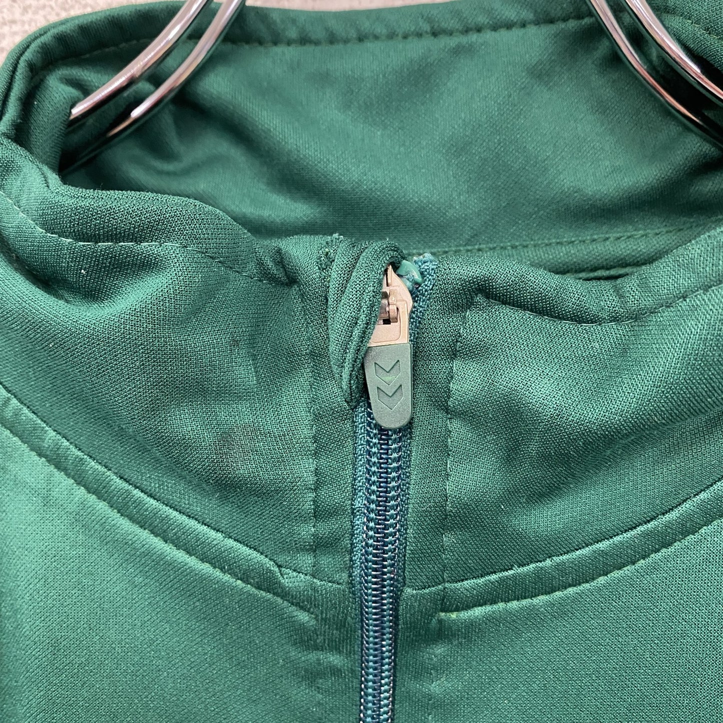 hummel　ヒュンメル　トラックジャケット/ジャージ　ハンドボール　緑　グリーン　Lサイズ　