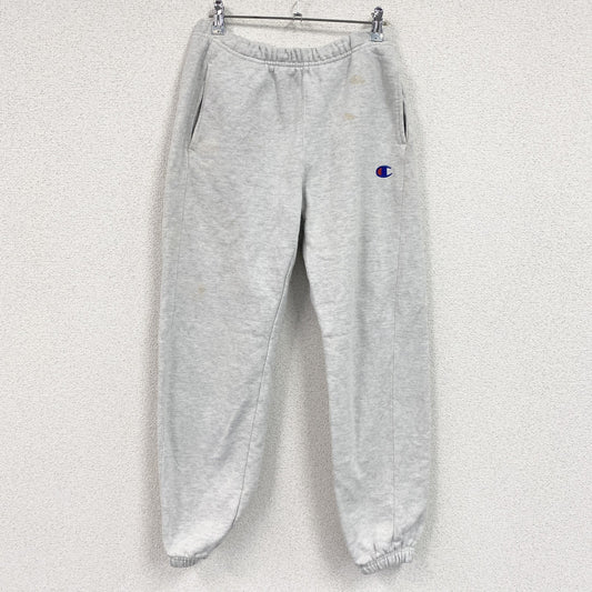 Champion　チャンピオン　リバースウィーブ　スウェットパンツ　刺繍ロゴ　ワンポイント　霜降りグレー　Sサイズ