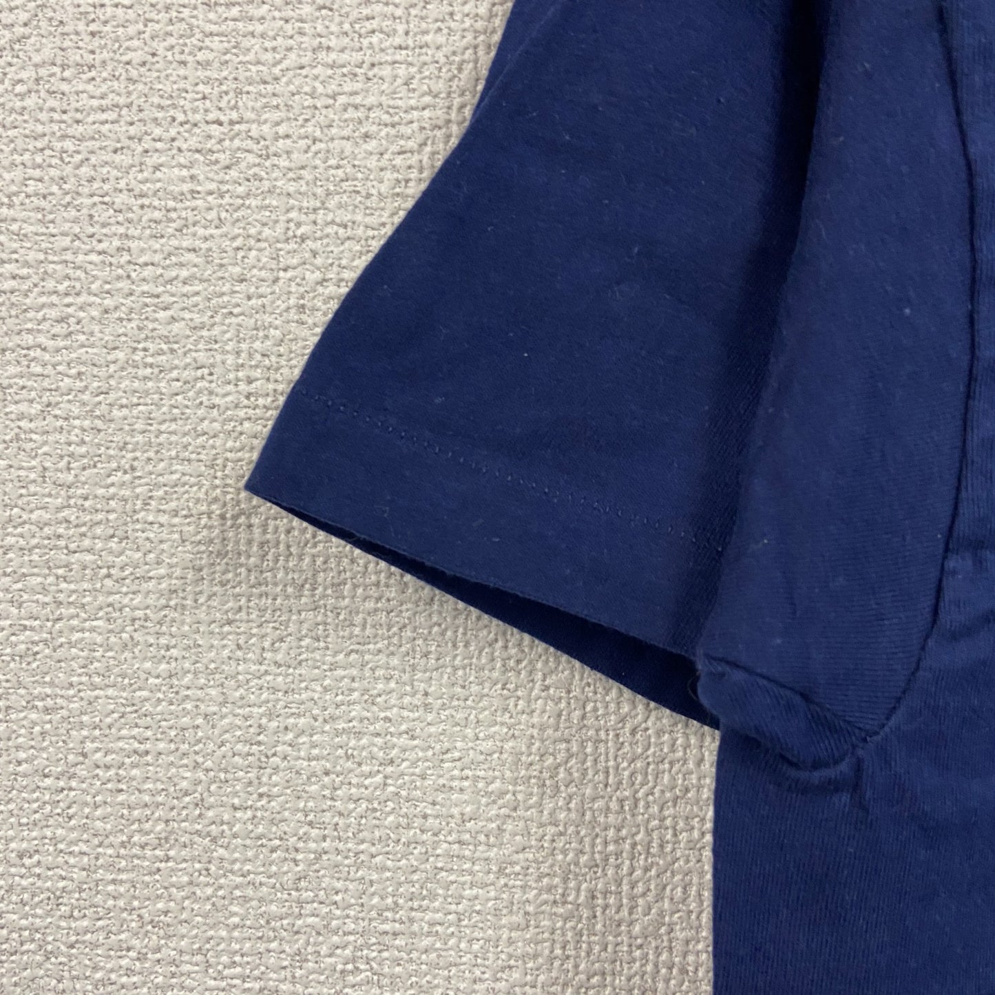 90s　Hanes　ヘインズ　半袖プリントTシャツ　ホノルル消防　シングルステッチ　3連プリント　紺　ネイビー　Mサイズ