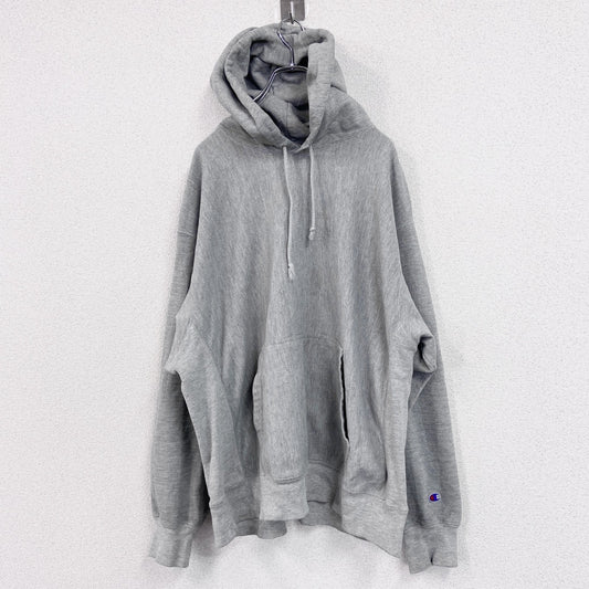 Champion　チャンピオン　リバースウィーブ　スウェットパーカー/フーディー　灰色　霜降りグレー　灰色　2XLサイズ