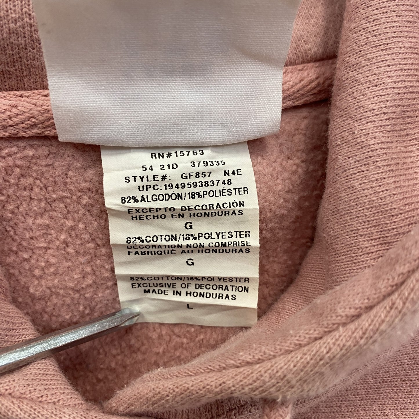 Champion　チャンピオン　リバースウィーブ　スウェットパーカー/フーディー　ピンク　Lサイズ　　