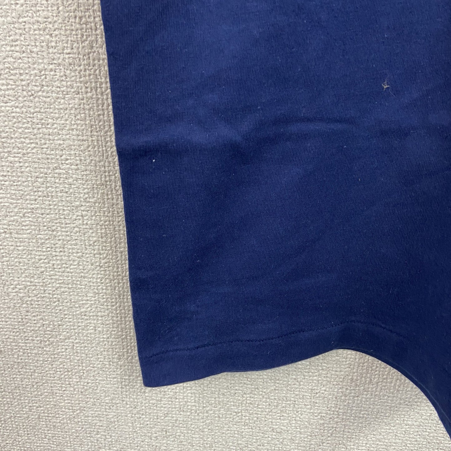 90s　Hanes　ヘインズ　半袖プリントTシャツ　ホノルル消防　シングルステッチ　3連プリント　紺　ネイビー　Mサイズ