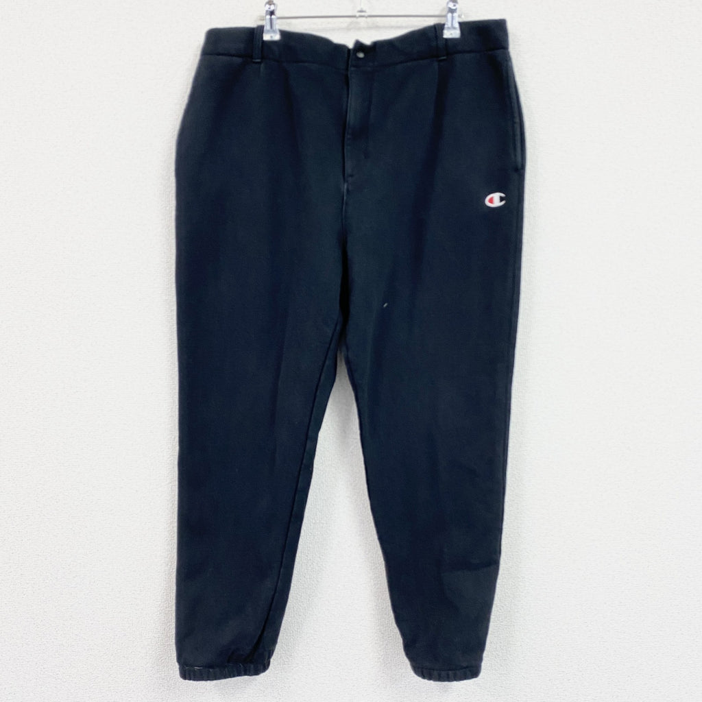 Champion　チャンピオン　リバースウィーブ　ジップアップスウェットパンツ　黒　ブラック　XLサイズ