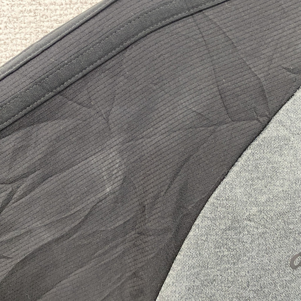 adidas　アディダス　フルジップパーカー/フーディー　バイカラー　灰色　グレー　Mサイズ
