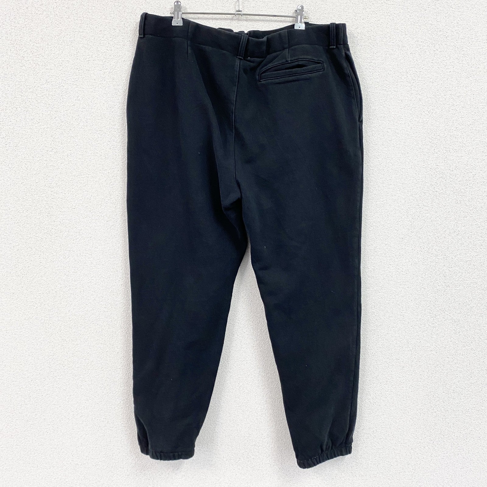 Champion　チャンピオン　リバースウィーブ　ジップアップスウェットパンツ　黒　ブラック　XLサイズ
