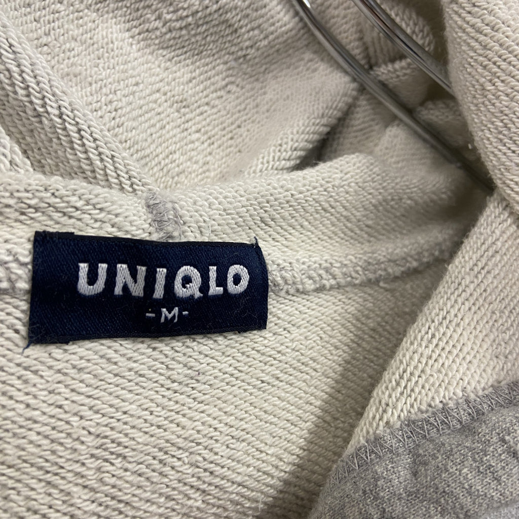 90s～　OLD UNIQLO　オールドユニクロ　スウェットパーカー/フーディー　ヴィンテージ　灰色　グレー　Mサイズ