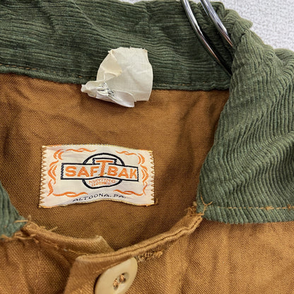 70s～　SAFTBAK　サフトバック　ハンティングジャケット　ヴィンテージ　茶色　ブラウン　Lサイズ