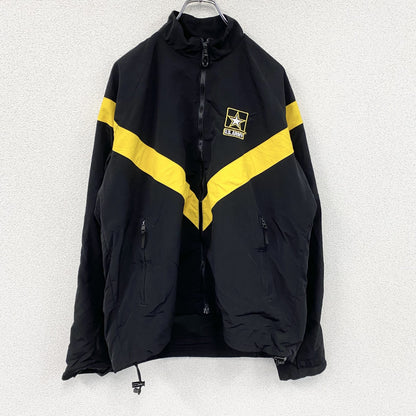 U.S.ARMY　トレーニングジャケット　ナイロンジャケット　ミリタリー　米軍　黒　ブラック