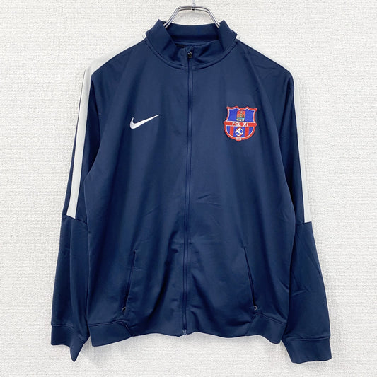 NIKE　ナイキ　DRI-FIT 　FCバルセロナ　トラックジャケット/ジャージ　紺　ネイビー　XLサイズ　