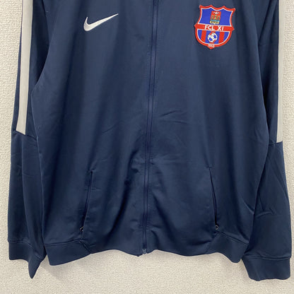 NIKE　ナイキ　DRI-FIT 　FCバルセロナ　トラックジャケット/ジャージ　紺　ネイビー　XLサイズ　
