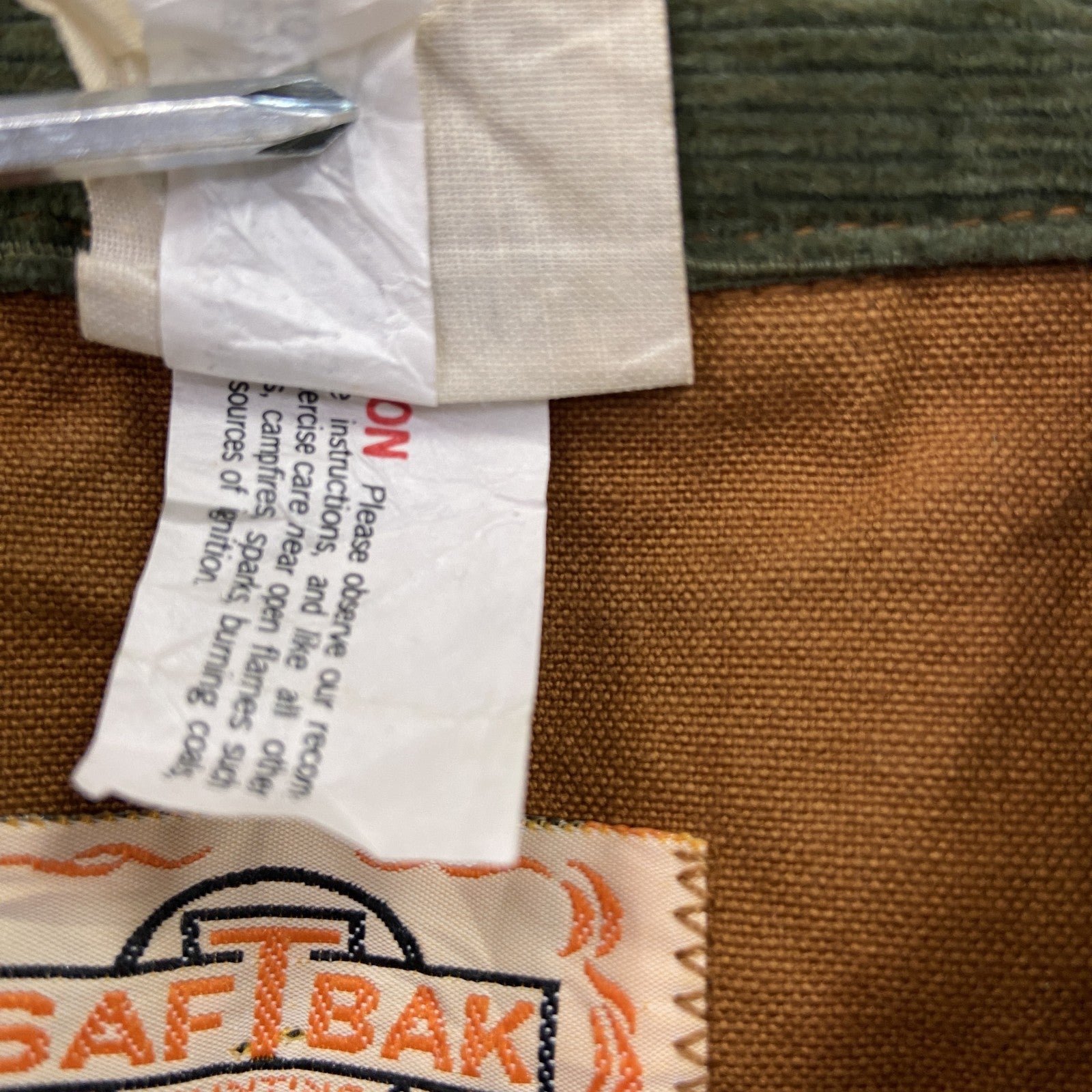 70s～　SAFTBAK　サフトバック　ハンティングジャケット　ヴィンテージ　茶色　ブラウン　Lサイズ