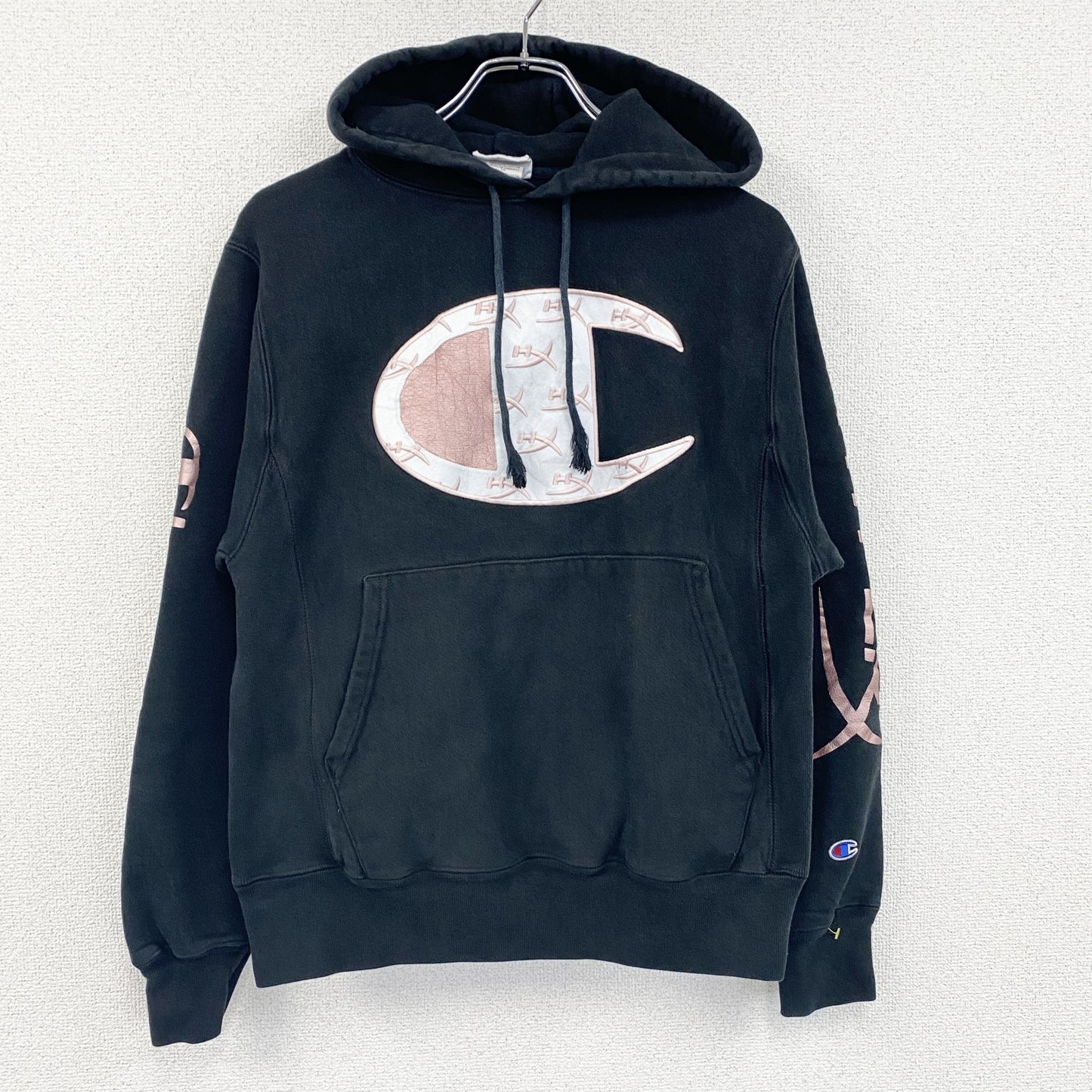Champion　チャンピオン　リバースウィーブ　スウェットパーカー/フーディー　黒　ブラック　Sサイズ