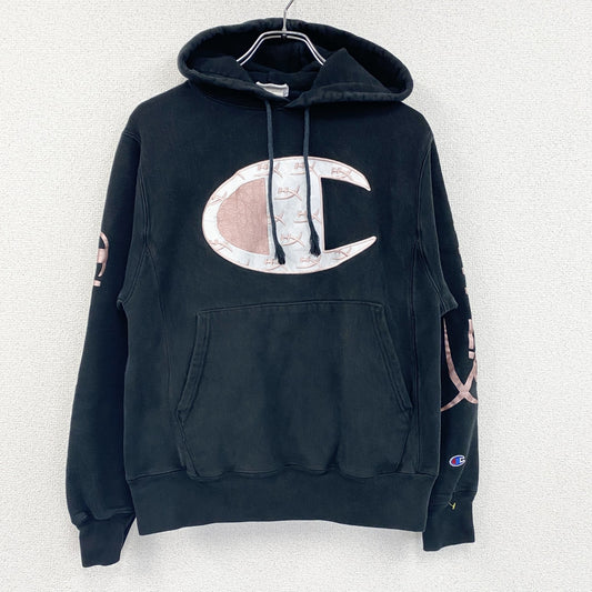 Champion　チャンピオン　リバースウィーブ　スウェットパーカー/フーディー　黒　ブラック　Sサイズ