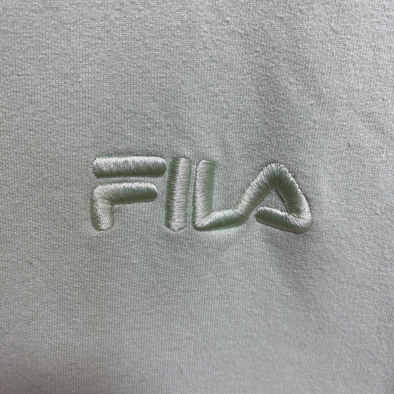FILA　フィラ　スウェット/トレーナー　刺繍ロゴ　ワンポイント　スポーツミックス　緑　パステルグリーン　XXLサイズ