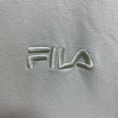 FILA　フィラ　スウェット/トレーナー　刺繍ロゴ　ワンポイント　スポーツミックス　緑　パステルグリーン　XXLサイズ