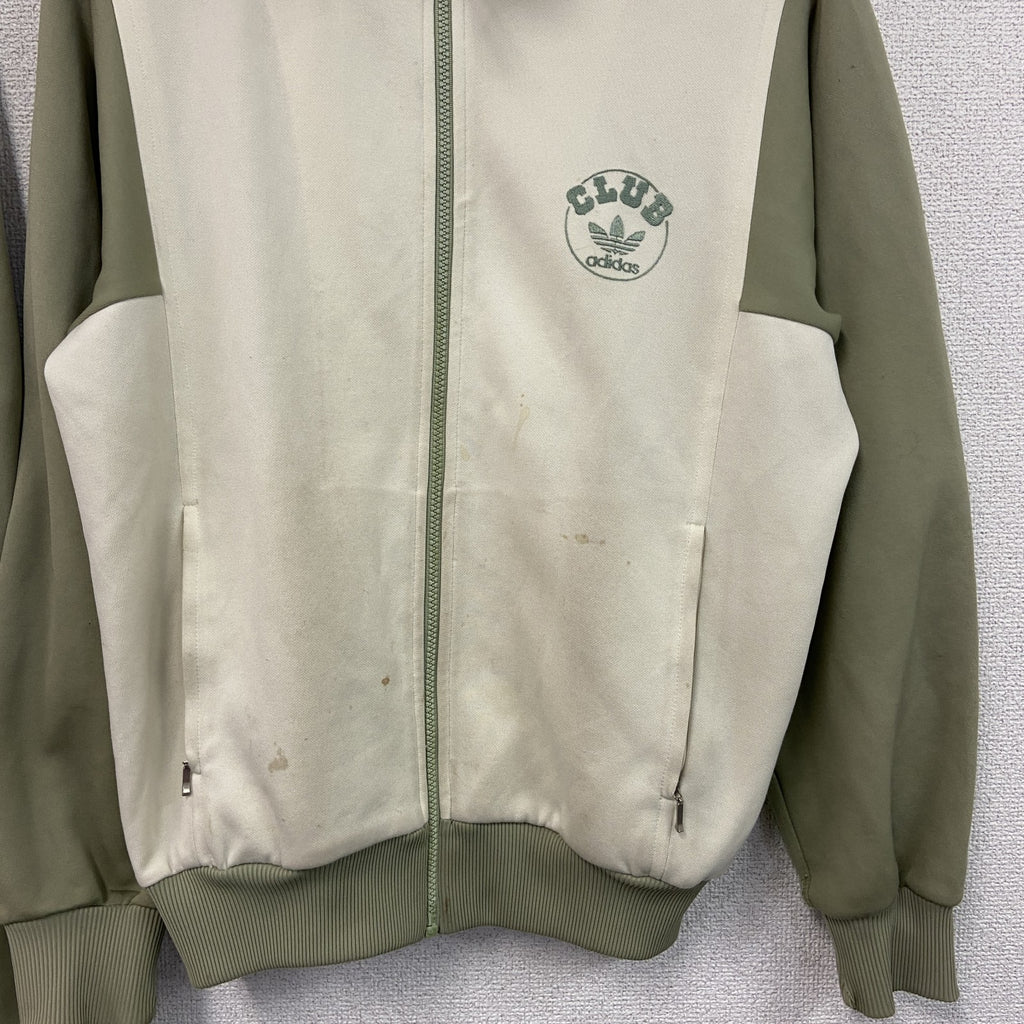 ～80s　adidas club　アディダスクラブ　ジャージセットアップ　トラックジャケット　トラックパンツ　緑　グリーン　4サイズ