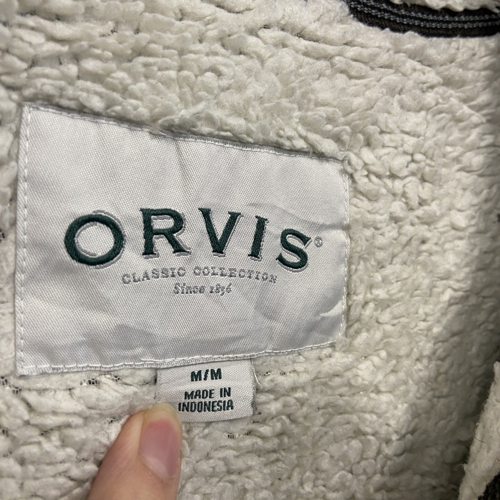 ORVIS　オービス　フリースプルオーバー　フリースジャケット　こげ茶　ブラウン　Mサイズ