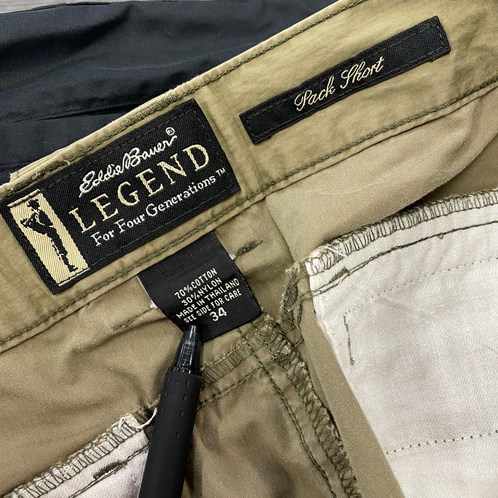 Eddie Bauer LEGEND　エディーバウアー　ハーフパンツ/ショートパンツ　カーキ　34
