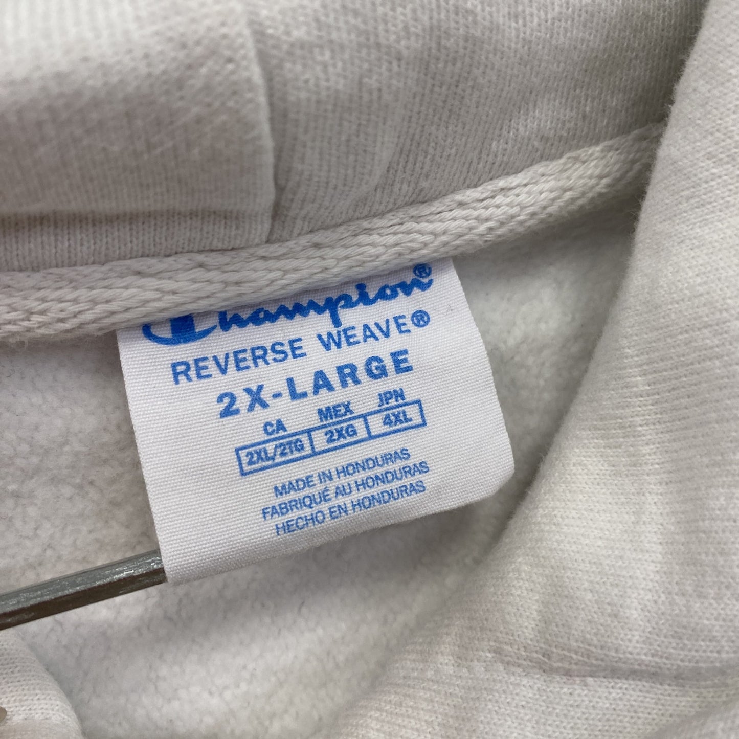 Champion　チャンピオン　リバースウィーブ　スウェットパーカー/フーディー　白　ホワイト　2XLサイズ　
