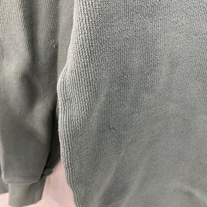 FILA　フィラ　スウェット/トレーナー　ロンT　ヘンリーネック　緑　グリーン　Lサイズ