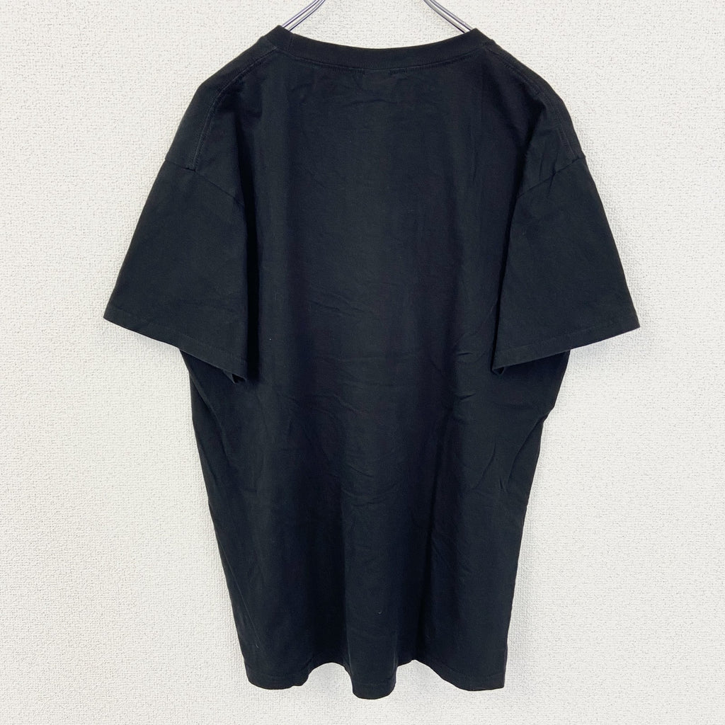 GILDAN　ギルダン　半袖プリントTシャツ　アーチプリント　MORDOR FUN RUN　黒　ブラック　2XLサイズ