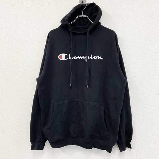 champion　チャンピオン　スウェットパーカー/フーディー　黒　ブラック　XLTサイズ