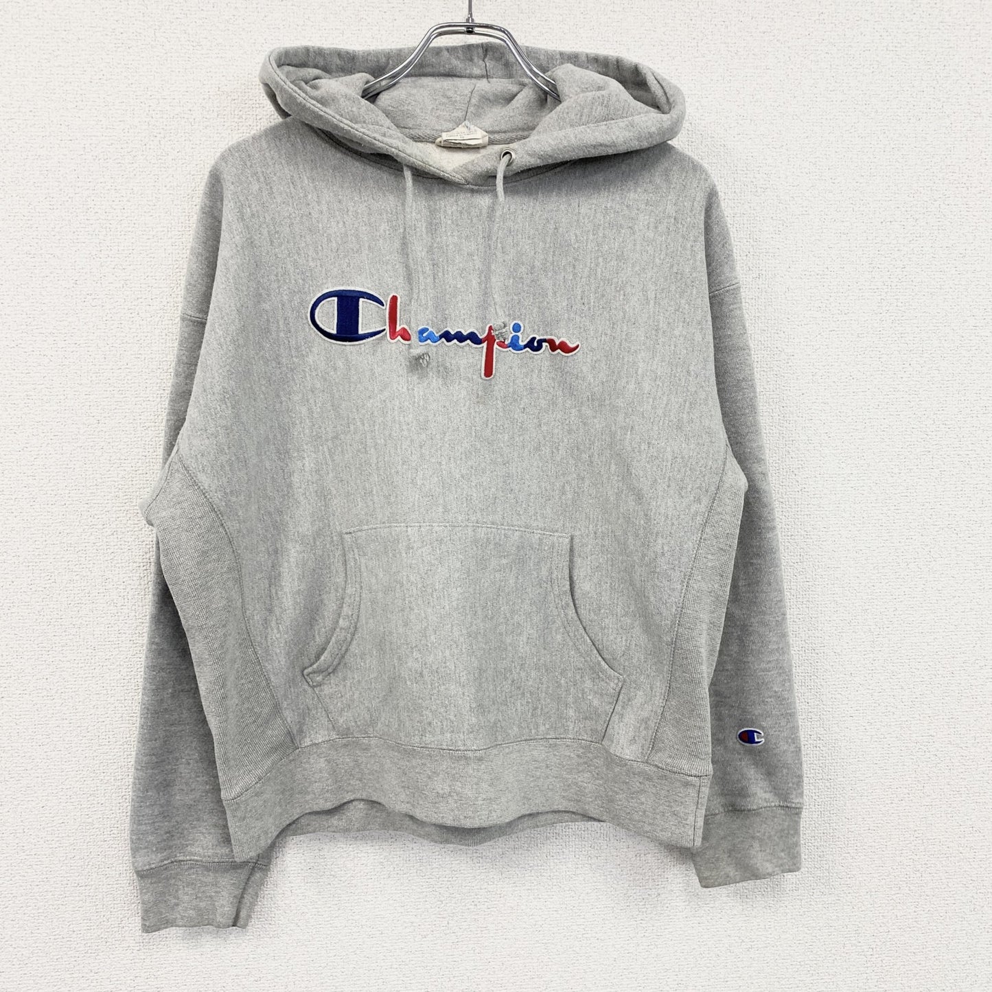Champion　チャンピオン　リバースウィーブ　スウェットパーカー/フーディー　ヘビーウエイト　現行　灰色　グレー　XLサイズ