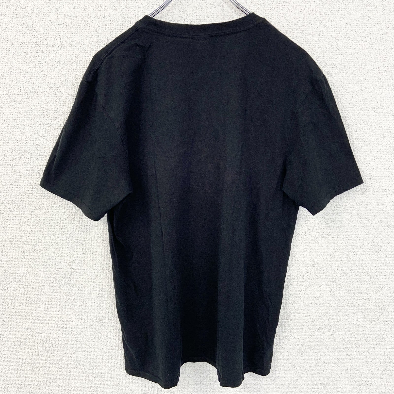古着 used　GILDAN ギルダン　半袖クルーネックプリントTシャツ　CATHOLIC CENTRAL　黒　ブラック　Mサイズ