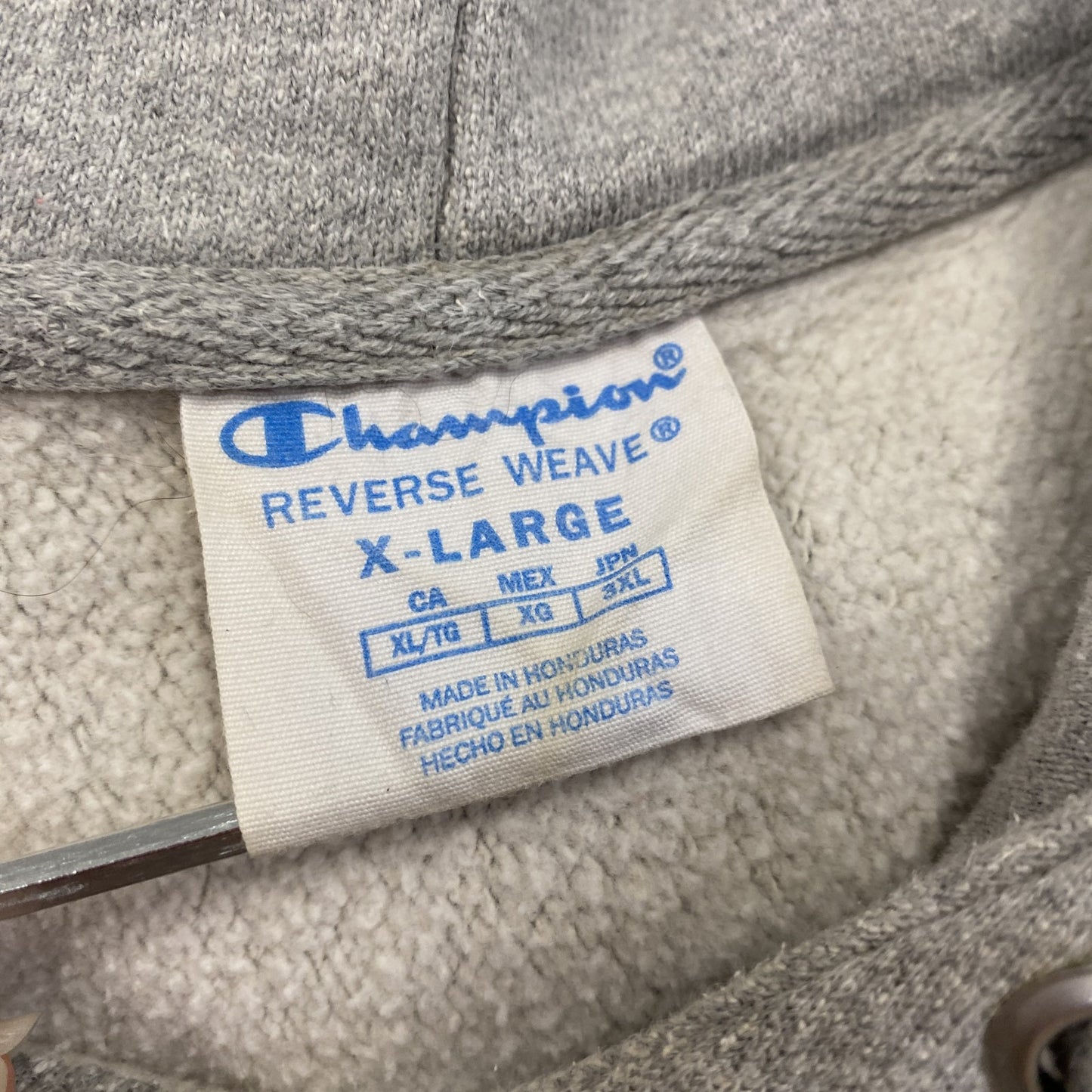 Champion　チャンピオン　リバースウィーブ　スウェットパーカー/フーディー　ヘビーウエイト　現行　灰色　グレー　XLサイズ
