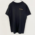古着 used　BIRDDOGS　半袖ワンポイントプリントTシャツ　バックプリント　グラフィックデザイン　黒　ブラック