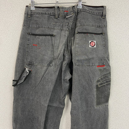 EKO unltd　デニムパンツ/ジーンズ　ペインターパンツ　ジップフライ　灰色　グレー　W36サイズ