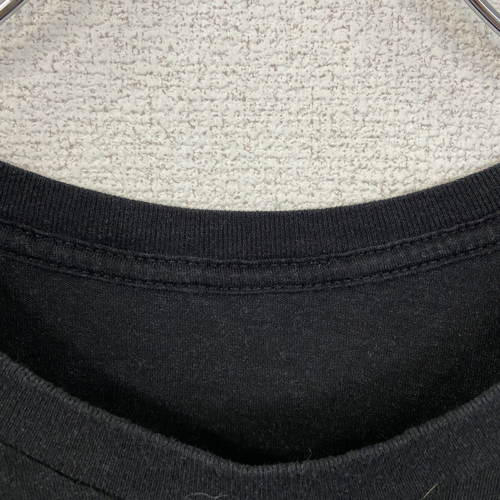 古着 used　BIRDDOGS　半袖ワンポイントプリントTシャツ　バックプリント　グラフィックデザイン　黒　ブラック