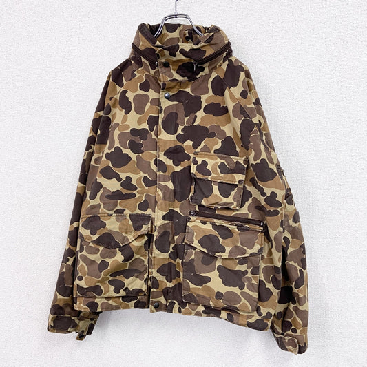 90s～　BUSHMASTER　マウンテンジャケット　フード付き　ヴィンテージ　カモフラージュ　迷彩　Lサイズ