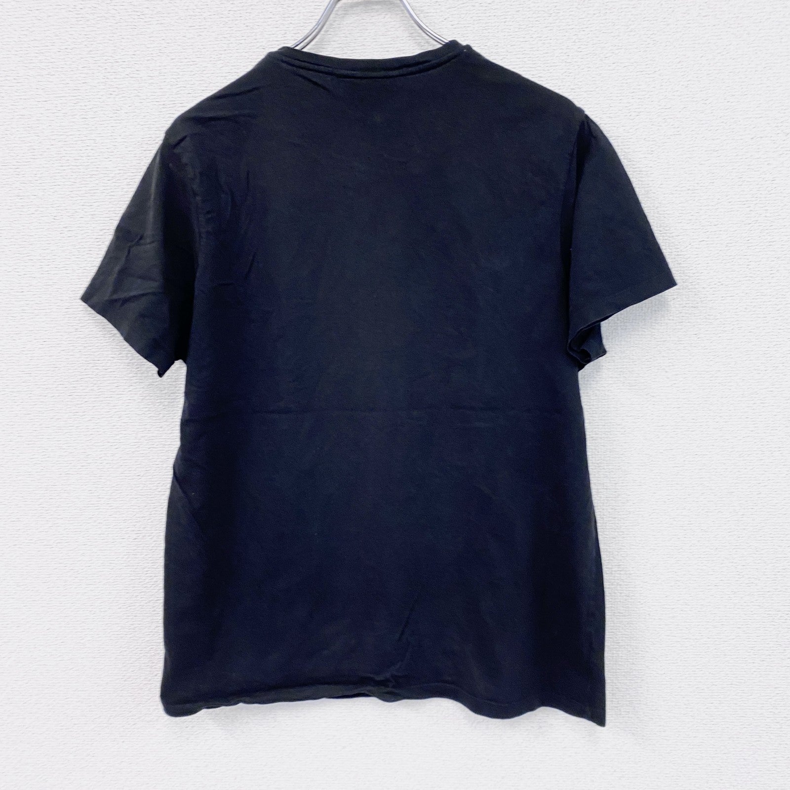 DCコミックス　スーパーマン　半袖プリントTシャツ　黒　ブラック　Lサイズ